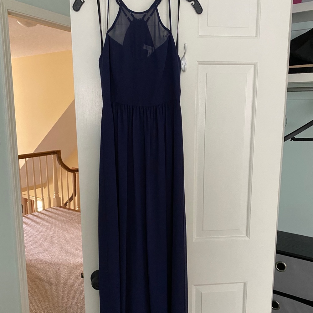 BCBG generation navy maxi dress